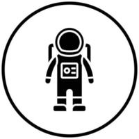 Astronaut Suit Icon Style vector