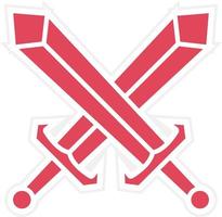 Swords Icon Style vector