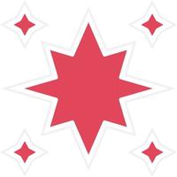 Flare Icon Style vector