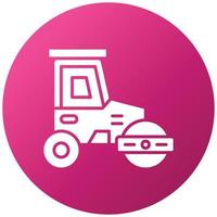 Road Roller Icon Style vector