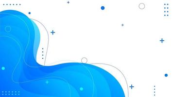 Abstract dynamic liquid wave background design. Modern fluid graphics with geometric elements. Vector illustration for banner, poster, flyer, social media, web