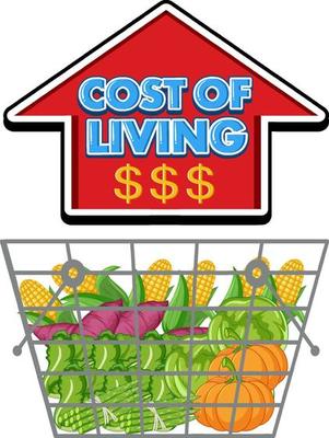 Cost of living logo design