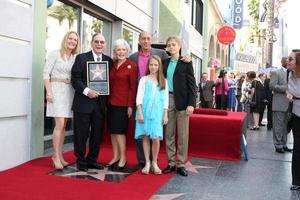 LOS ANGELES, OCT 14 -  Hal David, Family at the Ceremony to Bestow a Star on the Hollywood Walk of Fame for Hal David at the Musicians Institute on October 14, 2011 in Los Angelees, CA photo