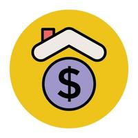 Trendy Bank Concepts vector