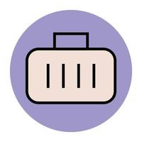 Trendy Briefcase Concepts vector
