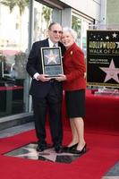 LOS ANGELES, OCT 14 -  Hal David, Wife at the Ceremony to Bestow a Star on the Hollywood Walk of Fame for Hal David at the Musicians Institute on October 14, 2011 in Los Angelees, CA photo