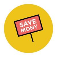 Save Money Concepts vector