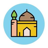 Trendy Mosque Concepts vector