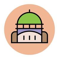 Trendy Temple Concepts vector