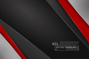 Abstract Overlaps Brochure or Poster Template Background. vector