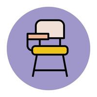 Trendy Chair Concepts vector