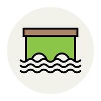 Trendy Bridge Concepts vector