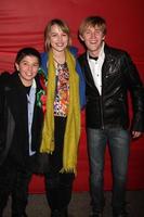 LOS ANGELES, NOV 28 -  Bradley Steven Perry, Bridgit Mender, Jason Dolley arrives at the 2010 Hollywood Christmas Parade at Hollywood Boulevard on November 28, 2010 in Los Angeles, CA photo