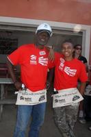 LOS ANGELES, OCT 25 -  Glynn Turman, Donis Leonard Jr at the Habitat for Humanity build by Showtime s House of Lies and Shameless at Magnolia Blvd on October 25, 2014 in Lynwood, CA photo