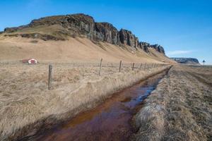 The beautiful scenery of the countryside of Iceland. Iceland is a country of sharp contrasts. A place where fire and ice co-exist. photo