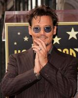 LOS ANGELES, JUN 24 -  Johnny Depp at the Jerry Bruckheimer Star on the Hollywood Walk of Fame at the El Capitan Theater on June 24, 2013 in Los Angeles, CA photo