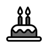 Illustration Vector Graphic of Birthday Cake icon