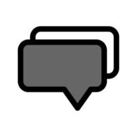 Illustration Vector Graphic of Bubble Speech icon