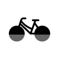 ilustración vectorial gráfico del icono de la bicicleta vector