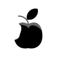 ilustración vectorial gráfico del diseño del icono de apple vector