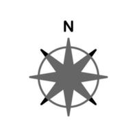 Illustration Vector Graphic of Compass Icon Design