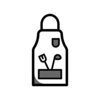 Illustration Vector graphic of Apron Icon Design