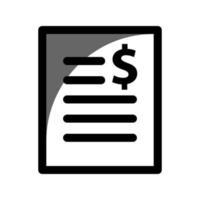 Illustration Vector graphic of Bill Icon Design