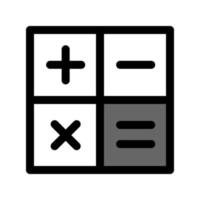 Illustration Vector graphic of calculator icon design