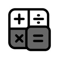 Illustration Vector graphic of calculator icon design