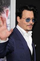 LOS ANGELES, APR 10 -  Johnny Depp at the Transcendence Premiere at Village Theater on April 10, 2014 in Westwood, CA photo