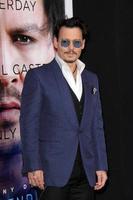 LOS ANGELES, APR 10 -  Johnny Depp at the Transcendence Premiere at Village Theater on April 10, 2014 in Westwood, CA photo