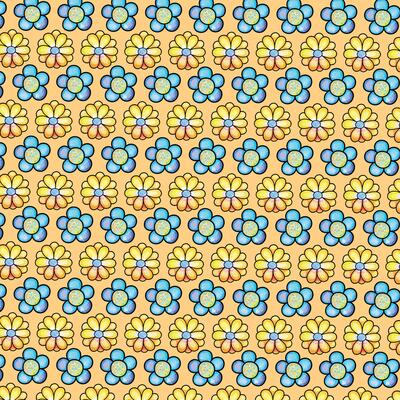 Seamless pattern. Vintage decorative elements. Hand drawn background. Perfect for printing on fabric or paper. Colorful circle flower mandalas seamless pattern, wallpaper with mandala pattern.