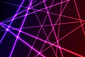 Intersecting glowing laser  security  beams on a dark background.Art design shine light ray.Laser field. vector