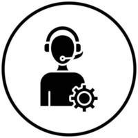 Technical Support Icon Style vector