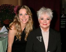 LOS ANGELES, OCT 17 -  Lauralee Bell, Shirley Jones at the shooting of the Family Dinner episode Guest Starring Shirley Jones at Cravings Resturant on October 17, 2010 in W. Hollywood, CA photo