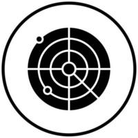 Army Radar Icon Style vector