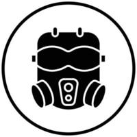 Army Mask Icon Style vector