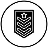 Army Chevron Icon Style vector