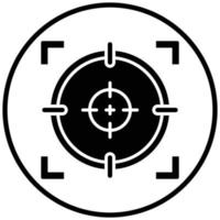 Shoot Target Icon Style vector