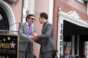 LOS ANGELES, MAR 11 -  Chuck Lorre, Jim Parsons at the Jim Parsons Hollywood Walk of Fame Ceremony at the Hollywood Boulevard on March 11, 2015 in Los Angeles, CA photo