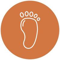 Footprint Icon Style vector