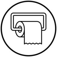 Tissue Roll Icon Style vector