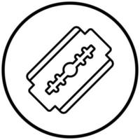 Razor Blade Icon Style vector