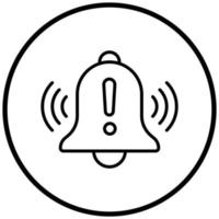 Warning Alarm Icon Style vector