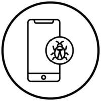 Application Malware Icon Style vector