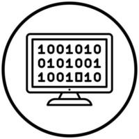 Hack Code Icon Style vector