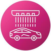 Car Wash Icon Style vector