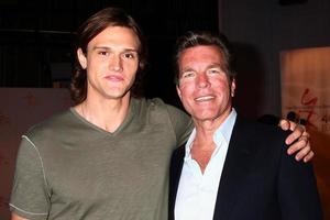 LOS ANGELES, MAR 26 -  Hartley Sawyer, Peter Bergman attends the 40th Anniversary of the Young and the Restless Celebration at the CBS Television City on March 26, 2013 in Los Angeles, CA photo