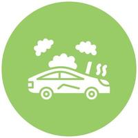 Broken Car Icon Style vector