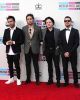 LOS ANGELES, NOV 24 -  Fall Out Boy at the 2013 American Music Awards Arrivals at Nokia Theater on November 24, 2013 in Los Angeles, CA photo